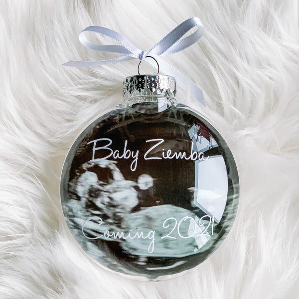 Personalized Ultrasound Ornament